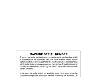 Linkbelt - Excavator 160 LX - Shop Manual - Workshop Manual - Service Manual - English