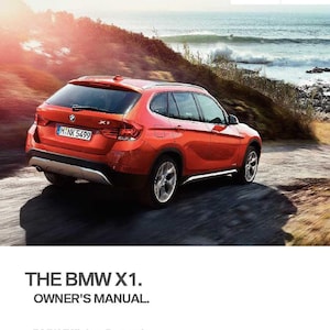 BMW X1 E84 2010-2015 Owners Manual - English