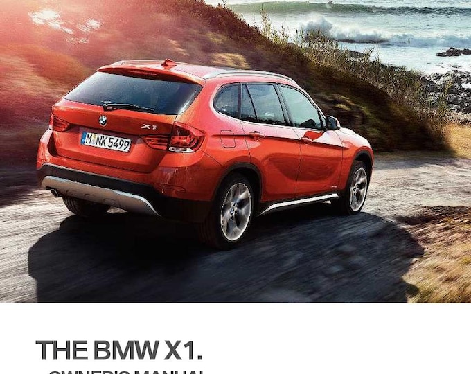 BMW X1 E84 2010-2015 Owners Manual - English