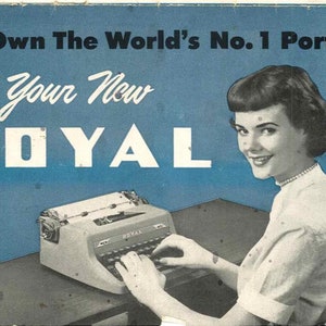 Royal QDL 1952 Typewriter Instruction Manual - User Manual - Complete User Guide