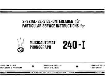 NSM-ES3-240-I Manual: Satellite 200 Se (English, German)