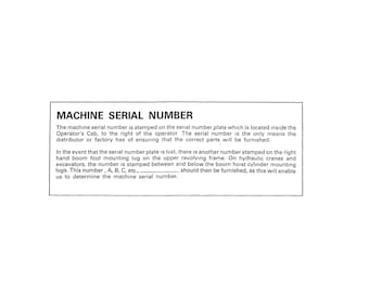 Linkbelt  LS- 2650 C SERIES 2 Book 767 - Operation Manual  - Part Manuals- Workshop Manual  (PDF Download)