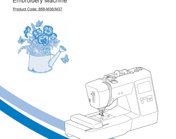 Brother PE550D Sewing Machine Instruction Manual - User Manual - Complete User Guide
