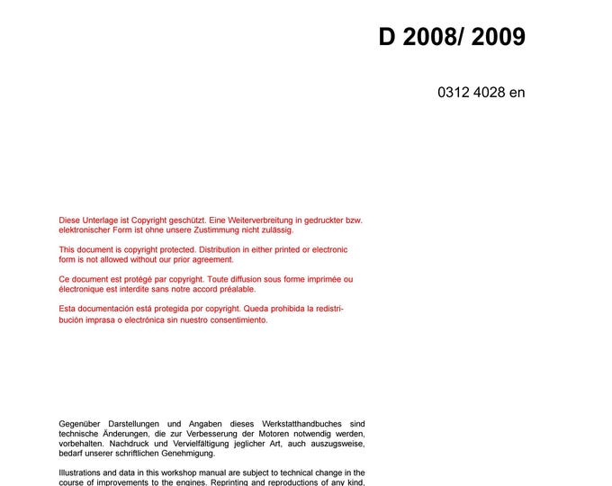 Duetez - Werkstatthandbuch-0312 4028 - Workshop Manual - Service Manual - Parts Manual - Owners Manual (pdf Download)