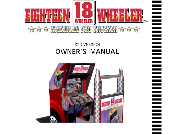 SEGA - EIGHTEEN WHEELER - Service Manual - Parts Manual - Owner manual -  Pdf Download