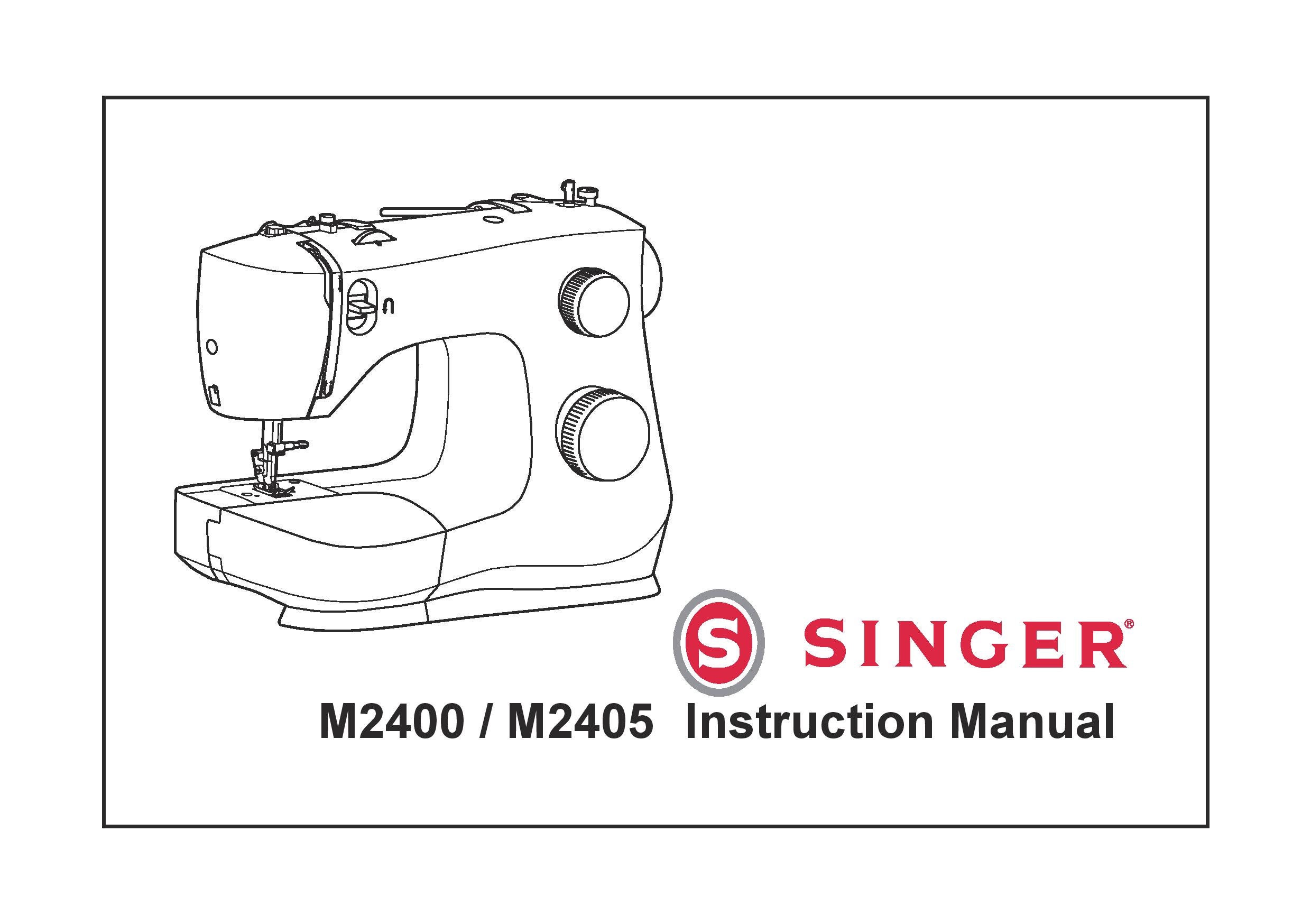 Singer M2400 Manuel d'instructions de la machine à coudre M2405 Manuel de  l'utilisateur Guide de l'utilisateur complet Anglais -  Canada