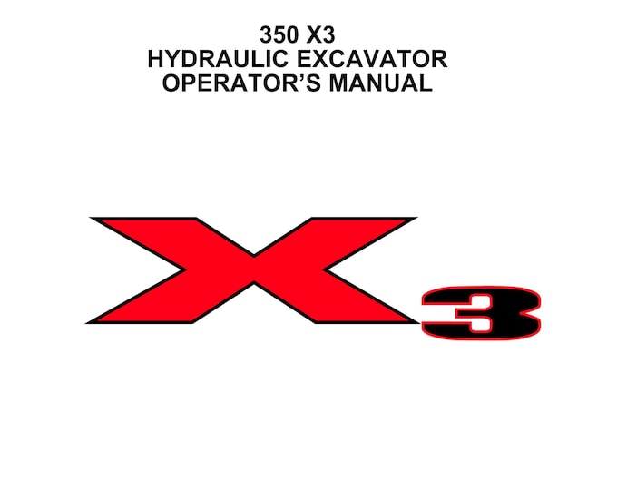 Linkbelt 350X3 - Part Manuals - Operators Manual- Workshop Manual  (PDF Download)