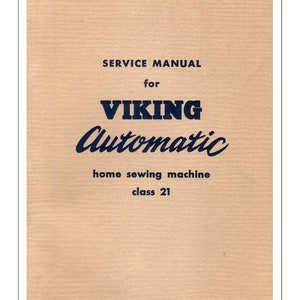 Husqvarna Viking Automatic 21 Sewing Machine Instruction Manual - User Manual - Complete User Guide - English