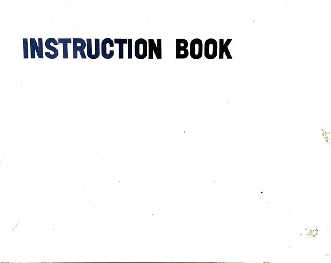 Brother Deluxe 1510 Typewriter Instruction Manual - User Manual - Complete User Guide