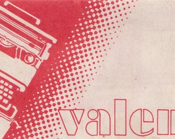Olivetti Valentine Portable Typewriter Instruction Manual - User Manual - Complete User Guide