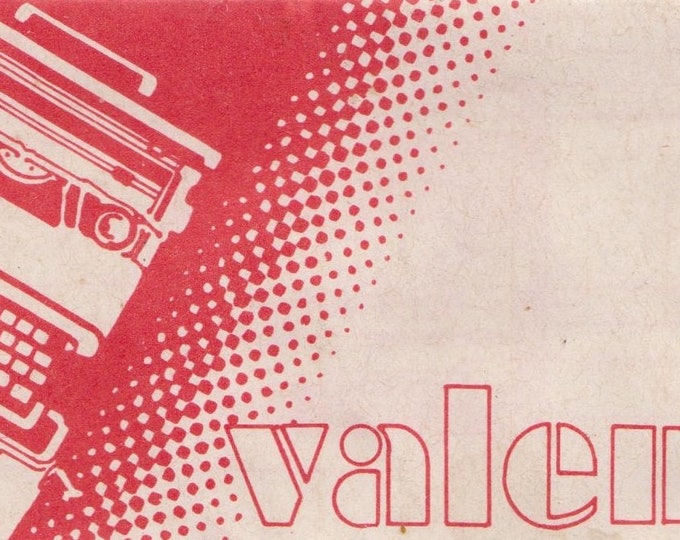 Olivetti Valentine Portable Typewriter Instruction Manual - User Manual - Complete User Guide