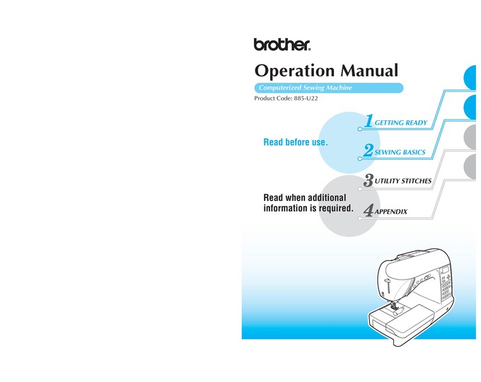 Brother NX570Q Sewing Machine Instruction Manual - User Manual - Complete User Guide