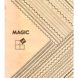 Singer 8134 - 8234 Magic Sewing Machine Instruction Manual - User Manual - Complete User Guide - English - German - Italian
