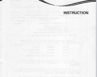 Canon Typestar 10 Typewriter Instruction Manual (Digital PDF Download)