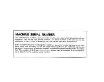 Linkbelt  LS- 5800 C SERIES  2 - Book 769 - Operation Manual  - Part Manuals- Workshop Manual  (PDF Download)