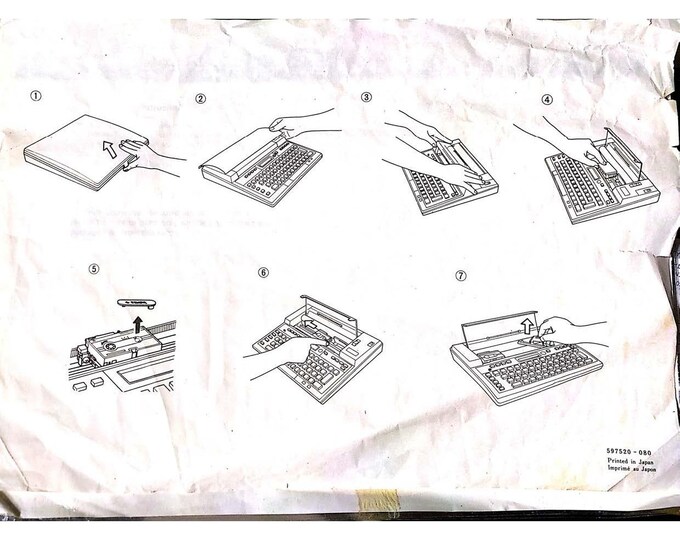 Brother EP-22 Typewriter Instruction Manual - User Manual - Complete User Guide