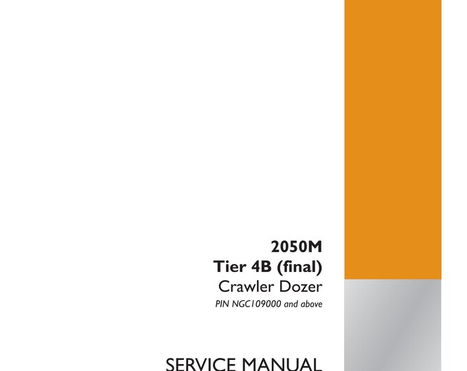Case 2050M Tier 4B - Repair Manual - Service Manual-Shop Manua (Pdf Download)
