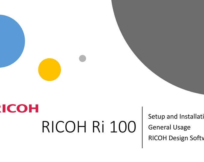 Juki RICOH Ri 100 Sewing Machine Instruction Manual - User Manual - Complete User Guide