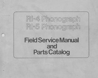 ROWE - RI-4 - RI-5 - Schematic -   Service Manual - User Manual - Parts List - English