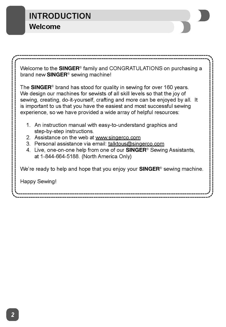 Singer M3220 Sewing Machine Instruction Manual User Manual Complete