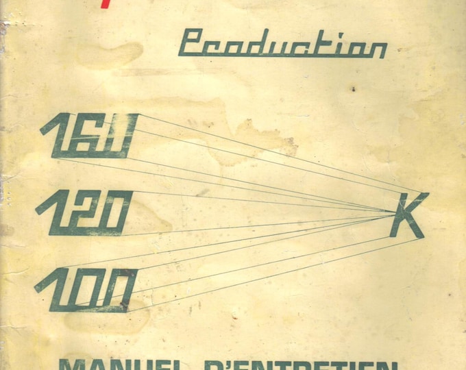 Jupiter 160-K - 120-K - 100-K - Service Manual - Schematics - Technical Manual - Service Manual - User Manual - French
