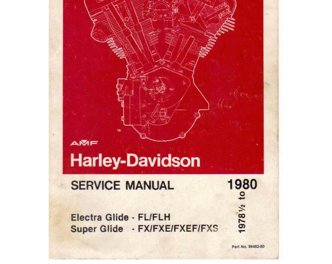 Harley-davidson-1978-80 Fl Fx - Service Manual - Parts Manual - Owner manual - Pdf Download