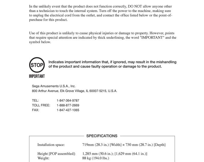 TAITO - LANDING HIGH Japan - Service Manual - Parts Manual - Owner manual -  Pdf Download