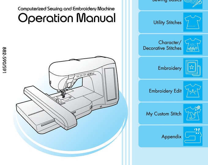 Brother NV4000D Sewing Machine Instruction Manual - User Manual - Complete User Guide