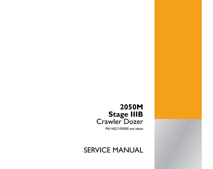 Case 2050M Tier 4B (final) Crawler Dozer - Repair Manual - Service Manual-(Pdf Download)