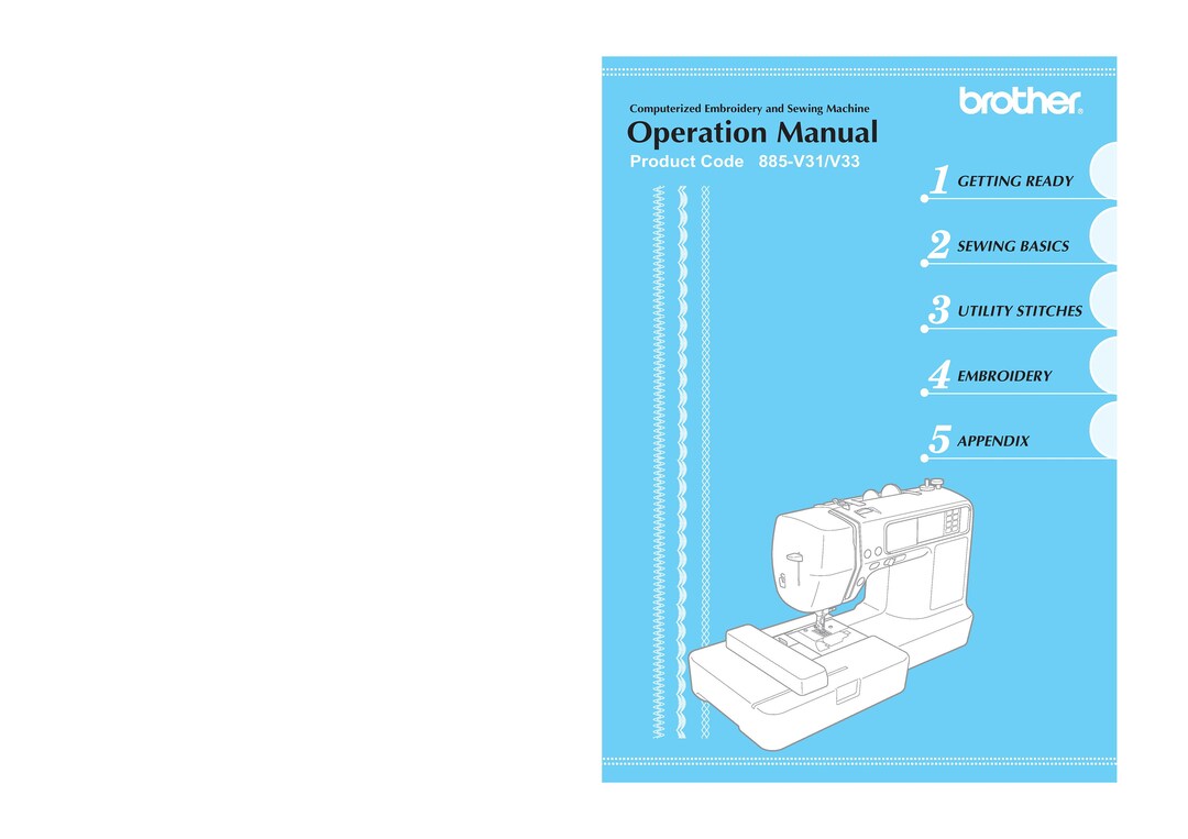 Brother SE350 Sewing Machine Instruction Manual User Manual Complete