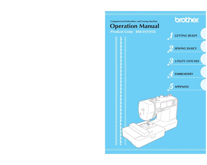 Brother SE350 Sewing Machine Instruction Manual - User Manual - Complete User Guide