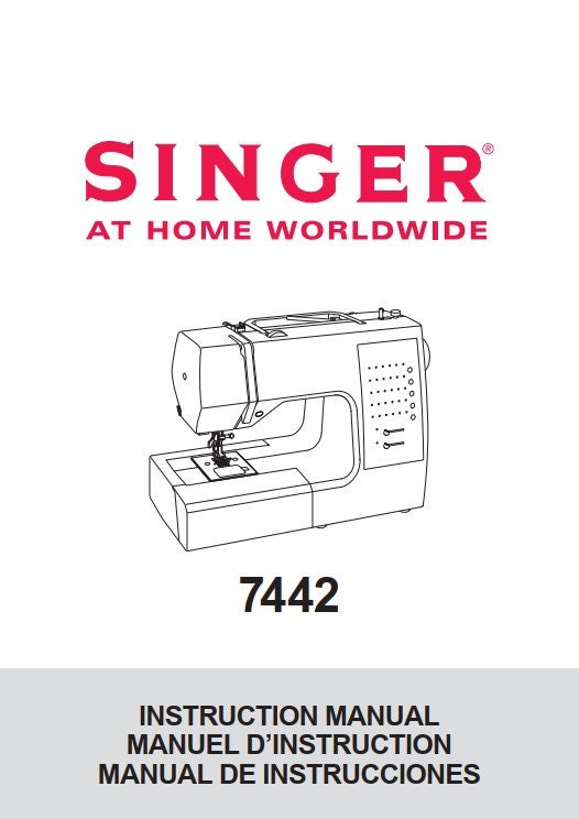 Singer 4432 Sewing Machine Instruction Manual