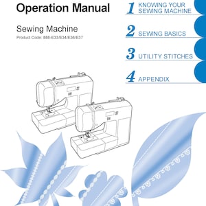 Brother CE1125PRW Sewing Machine Instruction Manual - User Manual - Complete User Guide