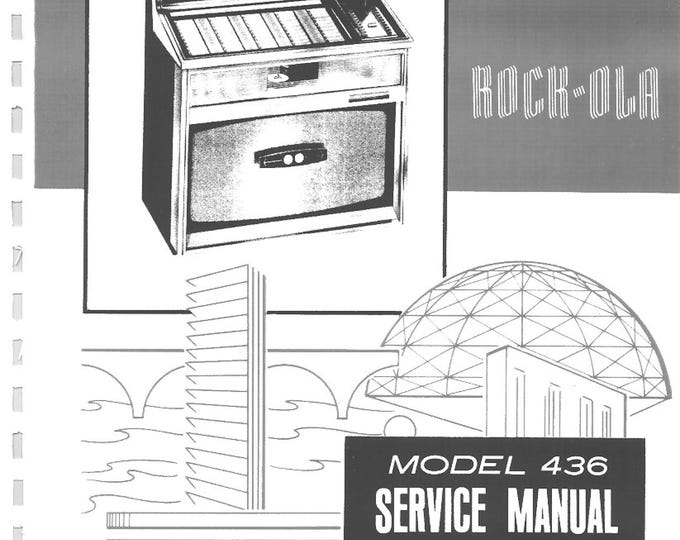 Rock-Ola - 436 - Service Manual - Instruction Manual -  Wiring Diagram - Schematic - Operation Manual - Parts List