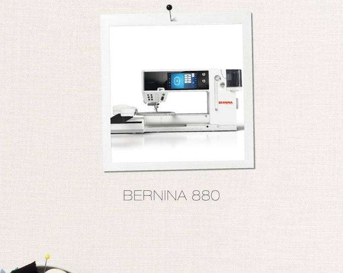 BERNINA 880 Sewing Machine Instruction Manual - User Manual - Complete User Guide - English