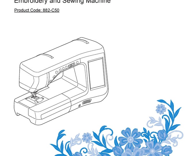 Brother VM5100 Sewing Machine Instruction Manual - User Manual - Complete User Guide