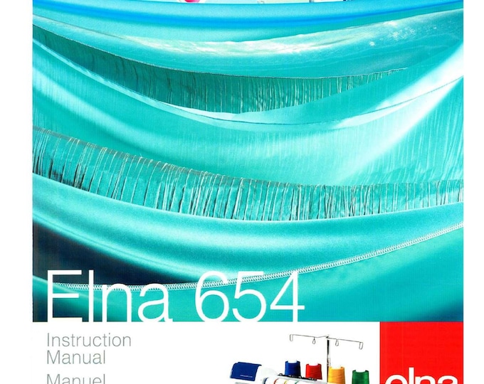 Elna 654 Sewing Machine Instruction Manual - User Manual - Complete User Guide
