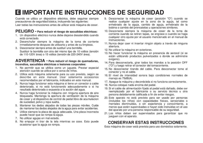 Singer 2263 SIMPLE Sewing Machine Instruction Manual User Manual