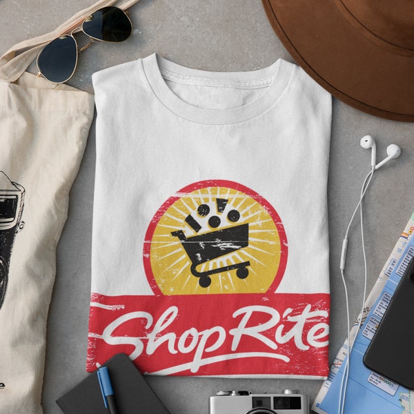 ShopRite T Shirt, Shoprite Grocery Store Lover Gift, Shop Rite Tee, Fan Gift Shirt, Distressed Vintage Look