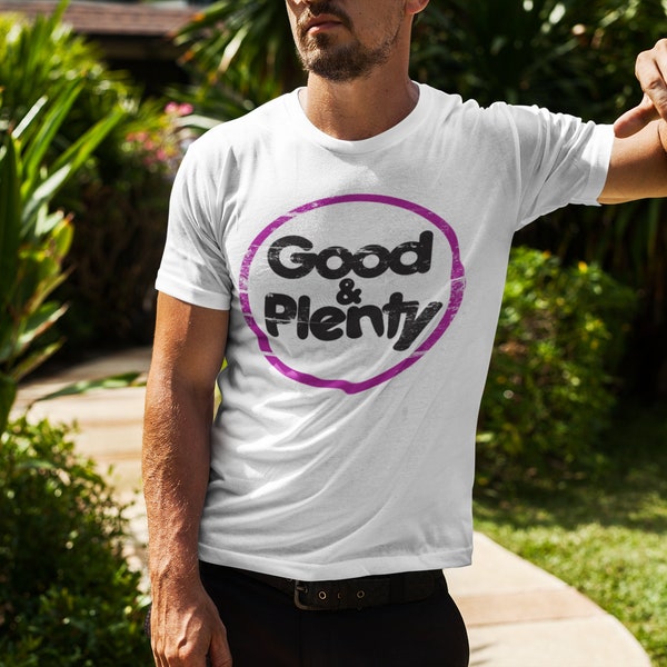 Good And Plenty T Shirt, Licorice Candy Lover Present, Good & Plenty Tee, Fan Gift, Distressed Vintage Look