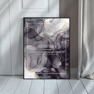 Alchemist Poster Spiritual Print Alchemist Wall Art Alchemist Gift Poster Spiritual Alchemist Wall Art Spiritual Gift Instant Download Print