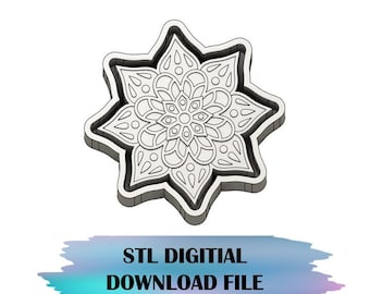 Mandala Mold Housing STL File
