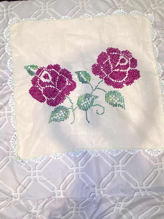 Mexican Napkins With Drawing For Hand Embroidered (Fruit Bowl Embroidery Book