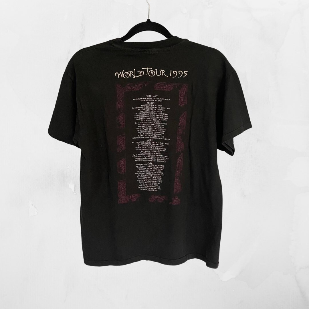 Vintage Jimmy Page Robert Plant No Quarter World Tour 1995 T Vintage Jimmy Page Robert Plant No Quarter World Tour 1995 T