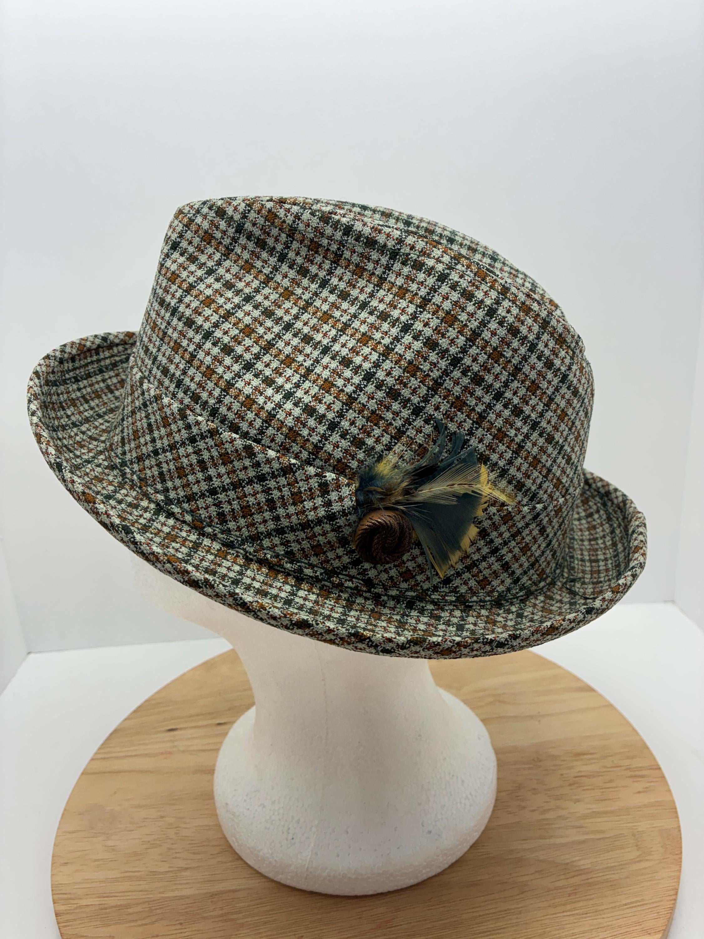 Vintage Retro Jordan Marsh Feathered Ladies Hat designed by Miss Rose OS Ladies Designer Feather Hat - Gem main image 4