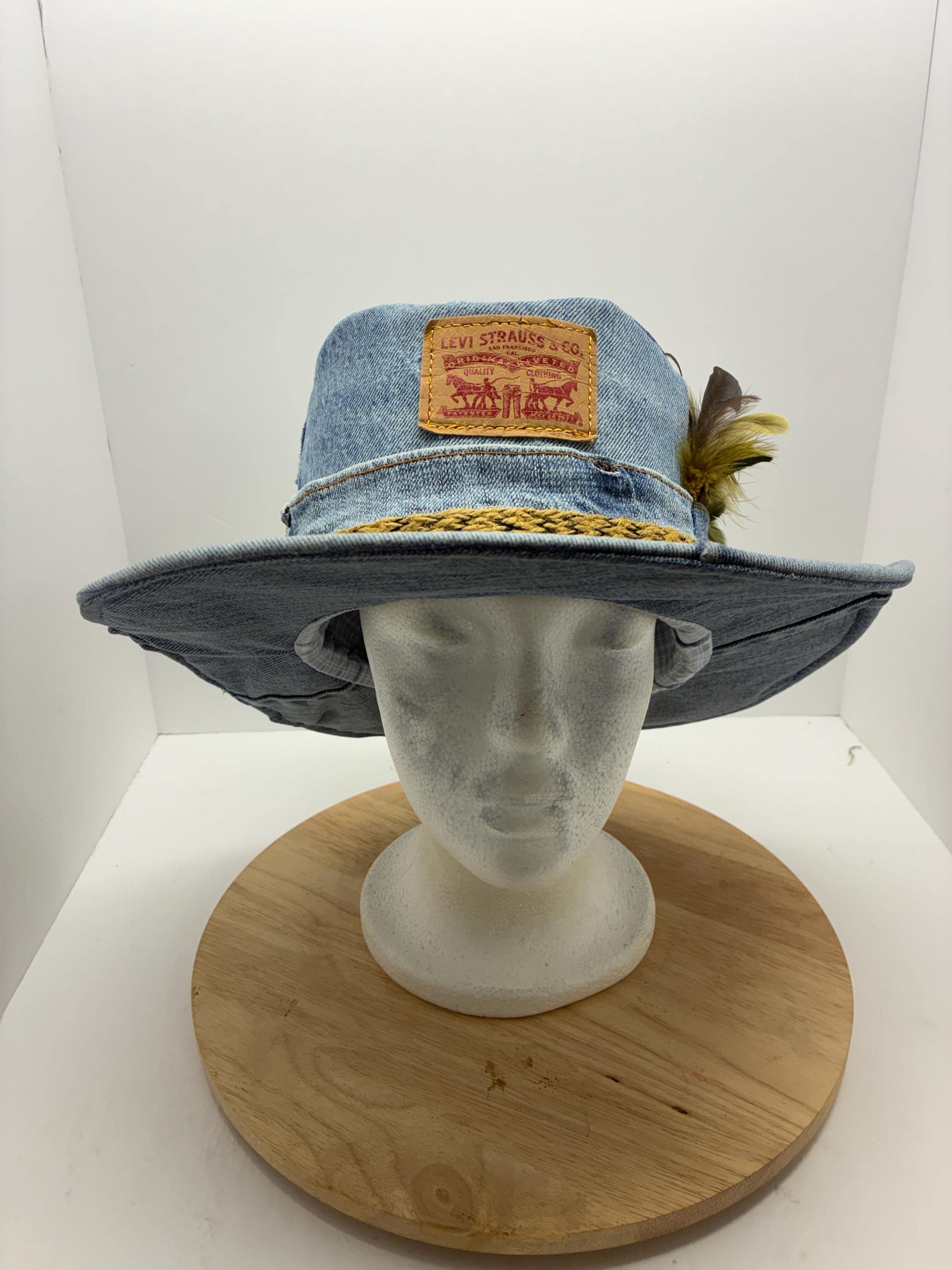 Levi Denim Bucket Hat - Etsy