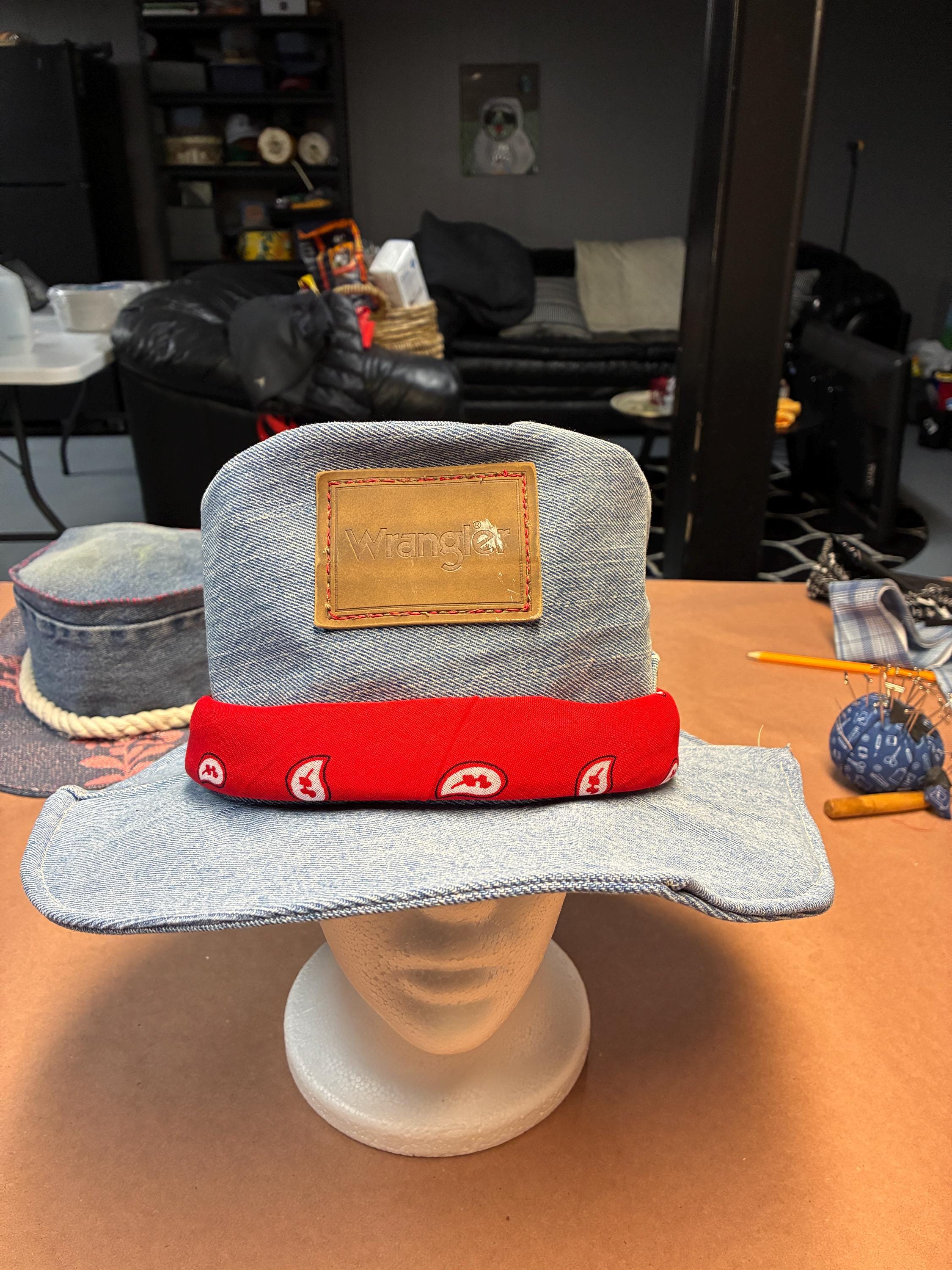 ど*み様 Wrangler デニムハット ビンテージ 70s？ Vintage Wrangler Hat - Etsy