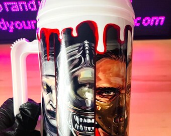Horror Icons Halloween, Mug, Hip Sip