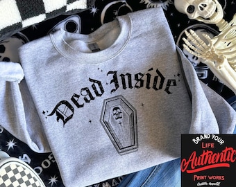 Dead Inside, PNG, 300 DPI