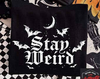 Stay Weird Png, Bats, Trendy, Halloween, Spooky, Trendy